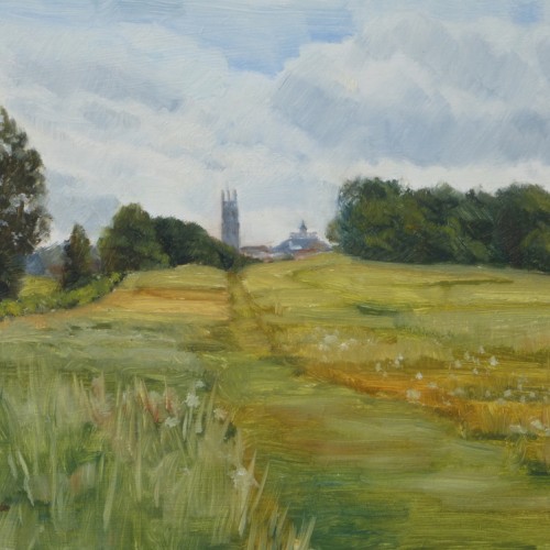 View From Warwick Racecourse to St Mary's Christine hodges